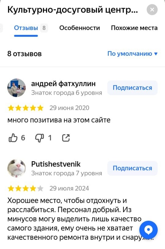 Отзывы